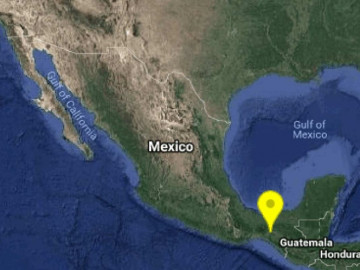 Sismos despiertan a Chiapas