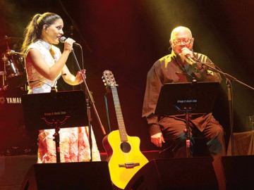 Pablo Milanés y su hija se presentaron en la CDMX