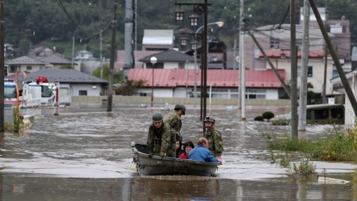 Devastador paso del tifón Hagibis en Japón 