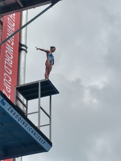 Obtiene Adriana Jiménez bronce en Mundial de Clavados de Altura