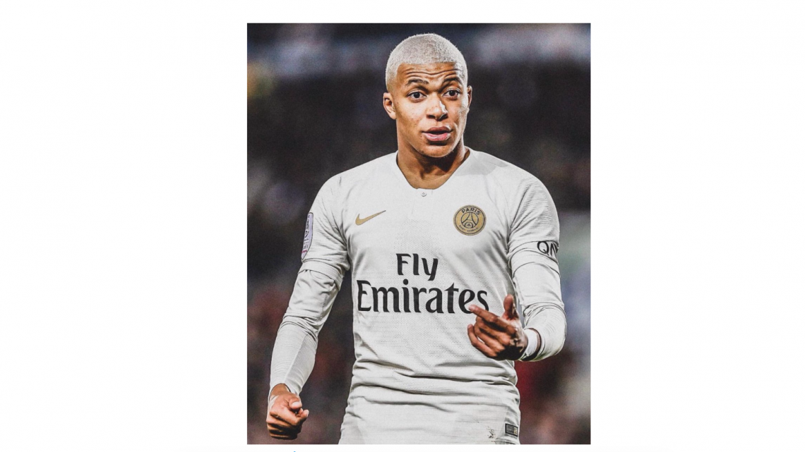 Kylian Mbappé se une a la moda de teñirse el cabello