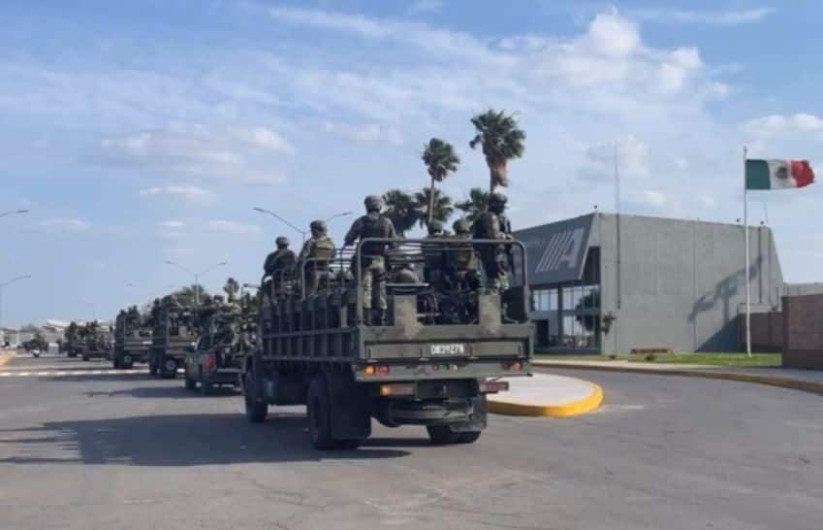 Arriban a Nuevo Laredo más de 200 elementos de la SEDENA 