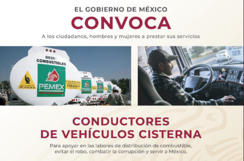 Decenas de personas acuden a convocatoria para conductores de pipas