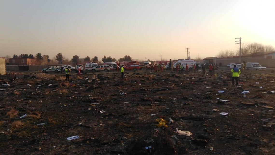 Irán descarta entregar a EU las cajas negras de avión ucraniano estrellado