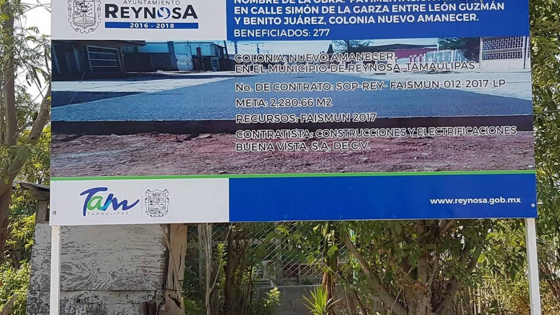 Pavimenta Maki calle de la Nuevo Amanecer