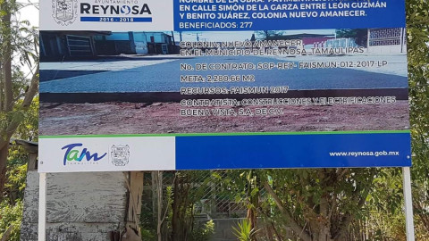 Pavimenta Maki calle de la Nuevo Amanecer