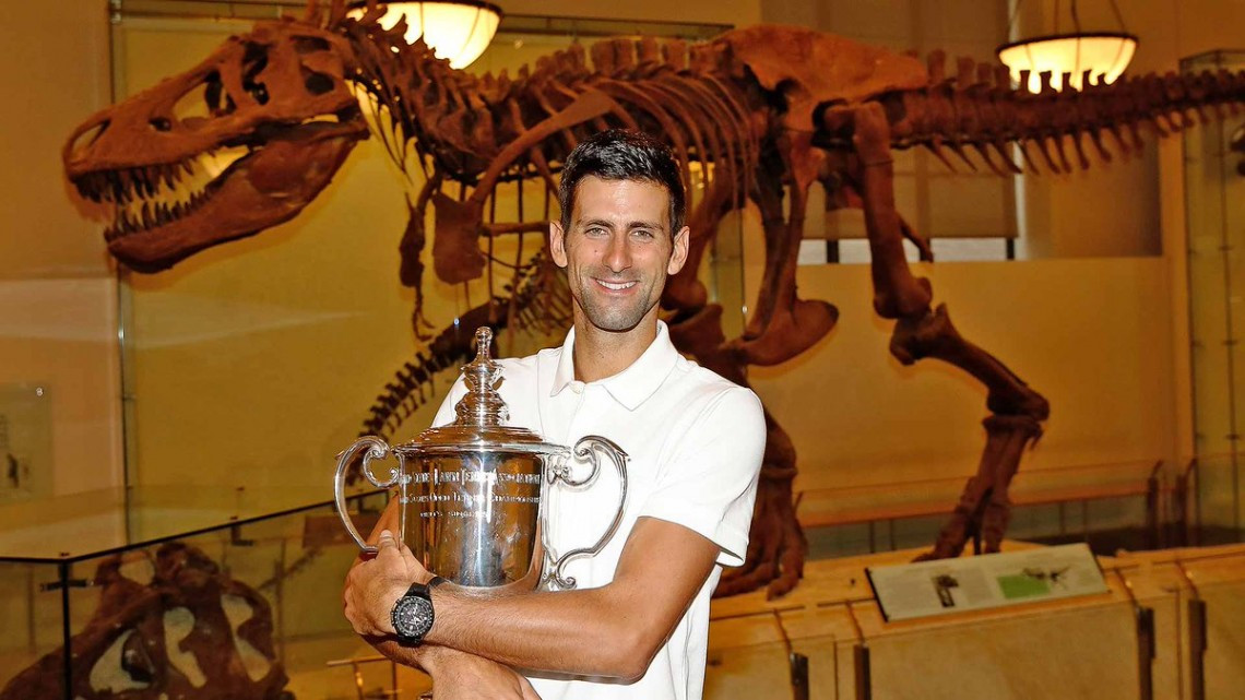 Djokovic repartió donas en el metro de Nueva York