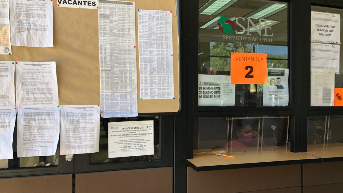 De mayo a julio, el SNE en Nuevo Laredo colocó a 142 personas en un empleo formal