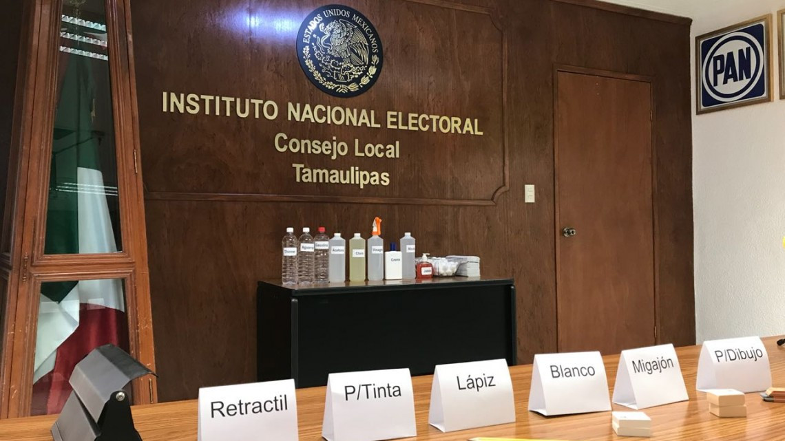 Prueban efectividad de material electoral
