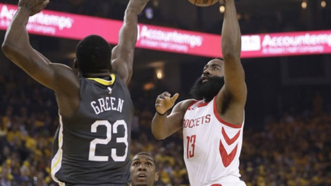 Rockets gana a Warriors y pone 2-2 serie final Oeste de la NBA