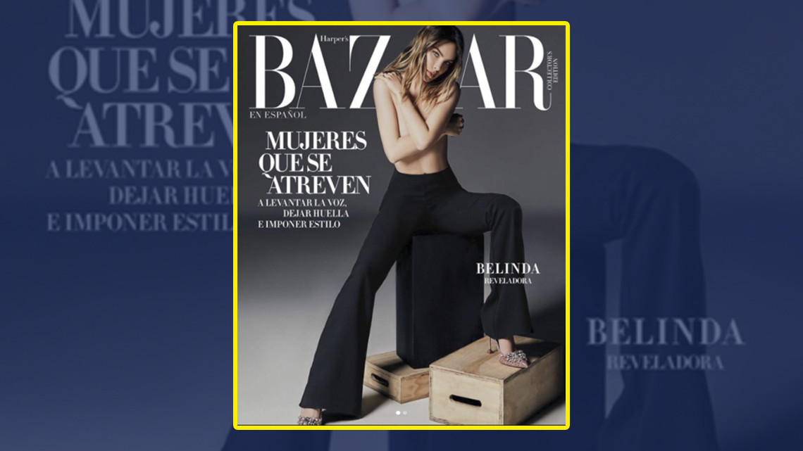 Belinda desborda sensualidad en revista