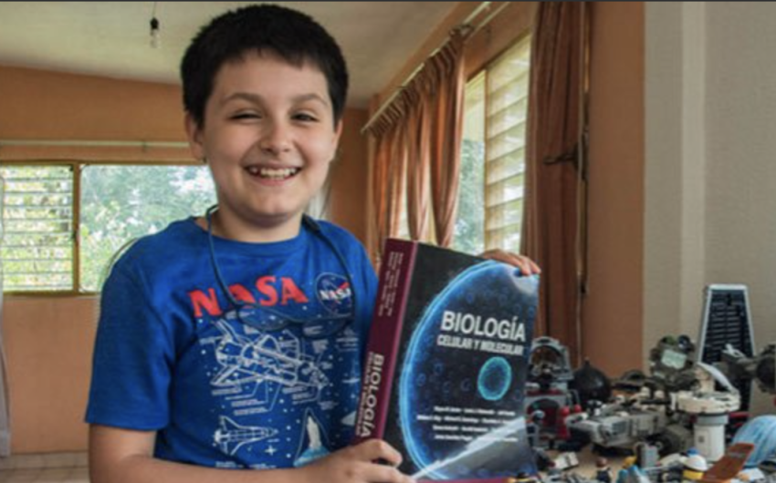 Universitario de 12 años busca  contribuir a la cura de enfermedades