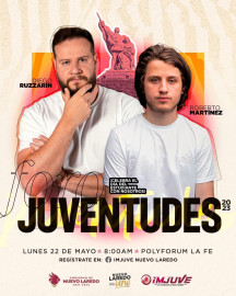 Todo listo para “Foro Juventudes”; Disfrutarán estudiantes pláticas de reconocidos influencers