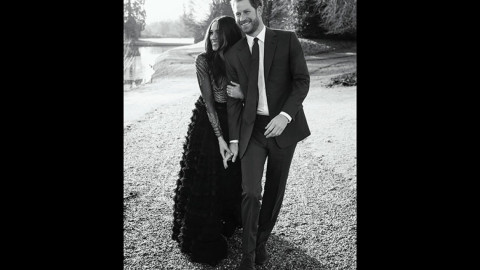 Difunden románticas fotografías del Príncipe Harry y Meghan Markle