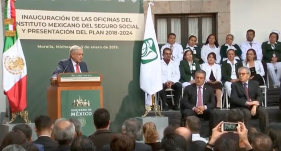 Presentan, en Morelia, Plan Nacional del IMSS 