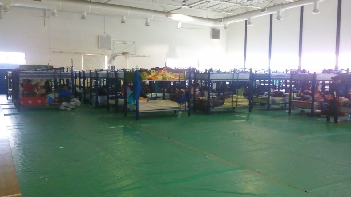 Muy poco migrantes aceptaron ser trasladados al refugio temporal que ofrece el municipio