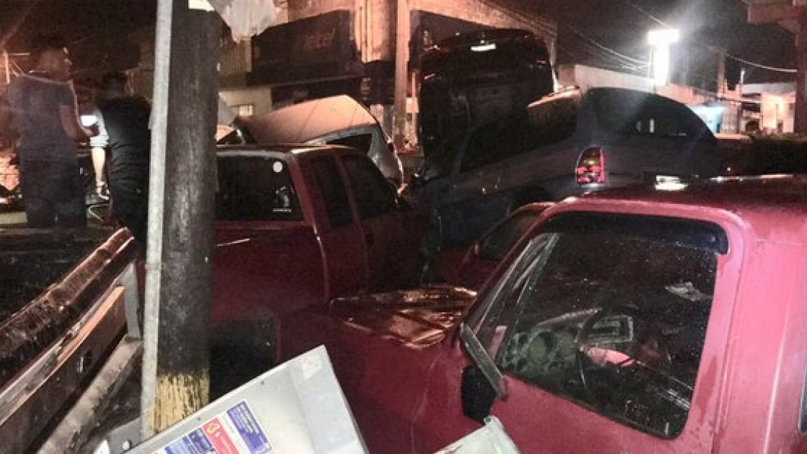 Matehuala es azotada por tromba, hay cuantiosos daños