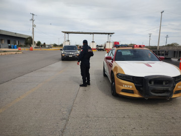 Guardia Estatal aplica operativo Héroes Paisanos en frontera de Nuevo Laredo 
