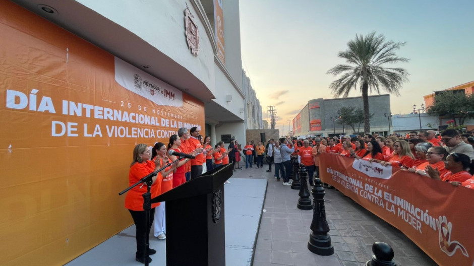 ‘No se puede normalizar la violencia’, afirma alcalde en caminata 25N