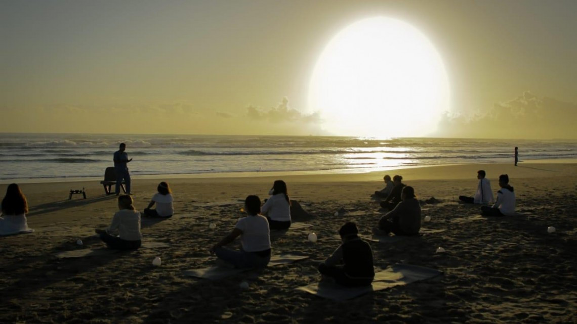 Lleva DIF Tamaulipas sesiones de meditación de la escuela de reconciliación y paz a espacios naturales