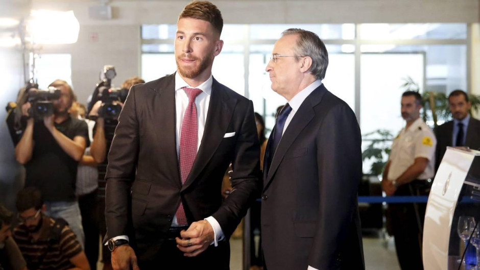 Florentino confirma que Ramos recibió una oferta de un equipo chino