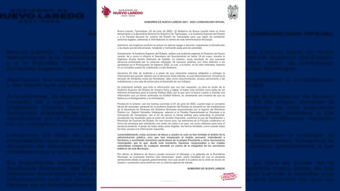Denuncian violenta auditoría del gobierno del Estado y Fiscalía contra Municipio de Nvo. Laredo