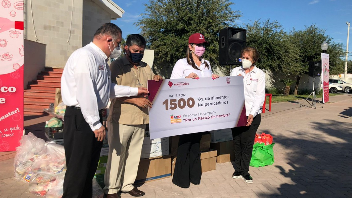Banco de Alimentos Cáritas de Nuevo Laredo realiza la Caravana de la Esperanza