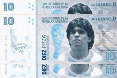 Habrían propuesto la imagen de Maradona en un billete argentino