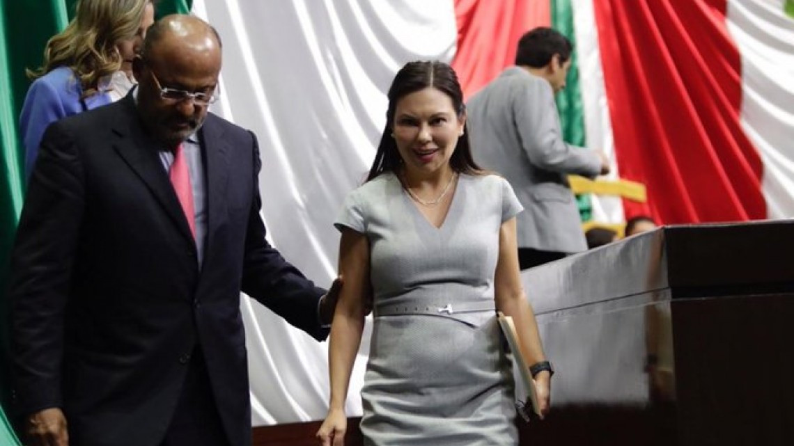 Laura Rojas va como presidente de la Cámara de Diputados,