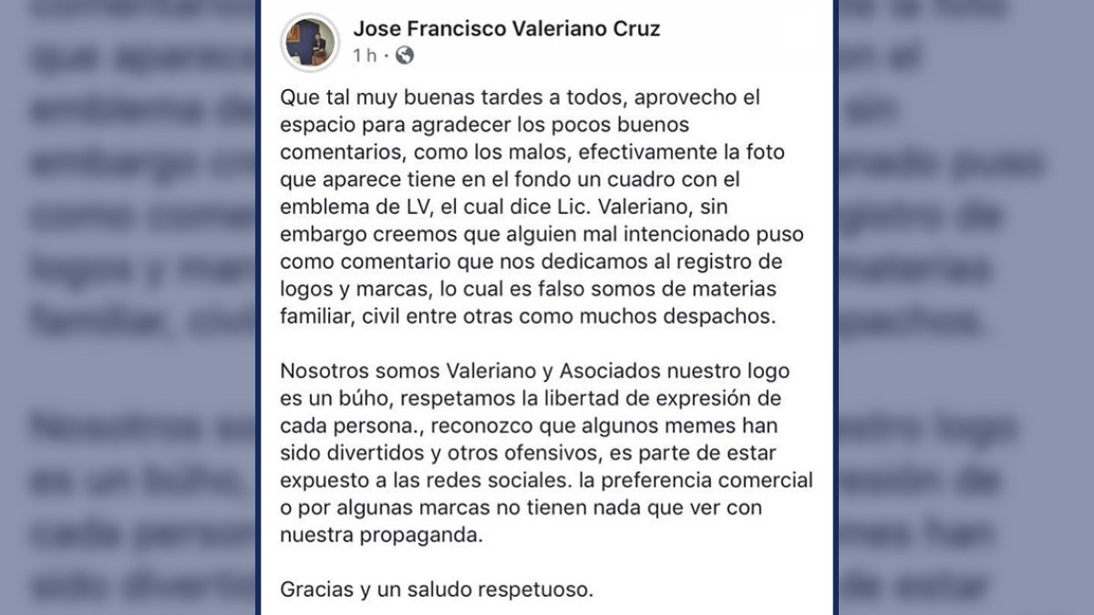 Licenciado Valeriano responde ofendido a memes