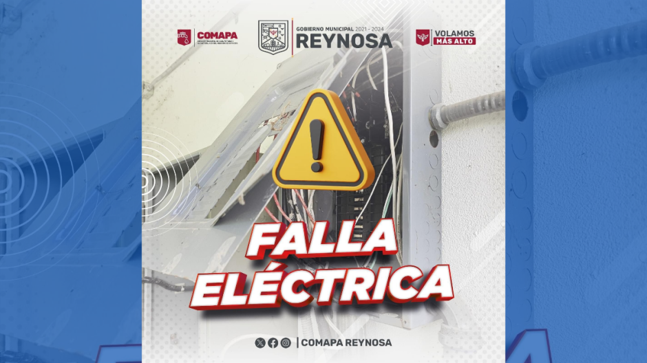 Suspensión temporal del suministro de agua potable en Arecas por falla eléctrica 