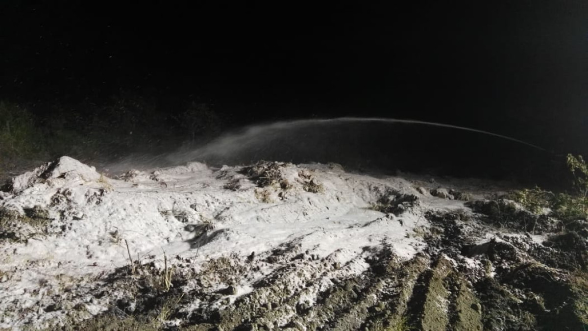 Controla PEMEX, fuga de gas de toma clandestina en El Chipus