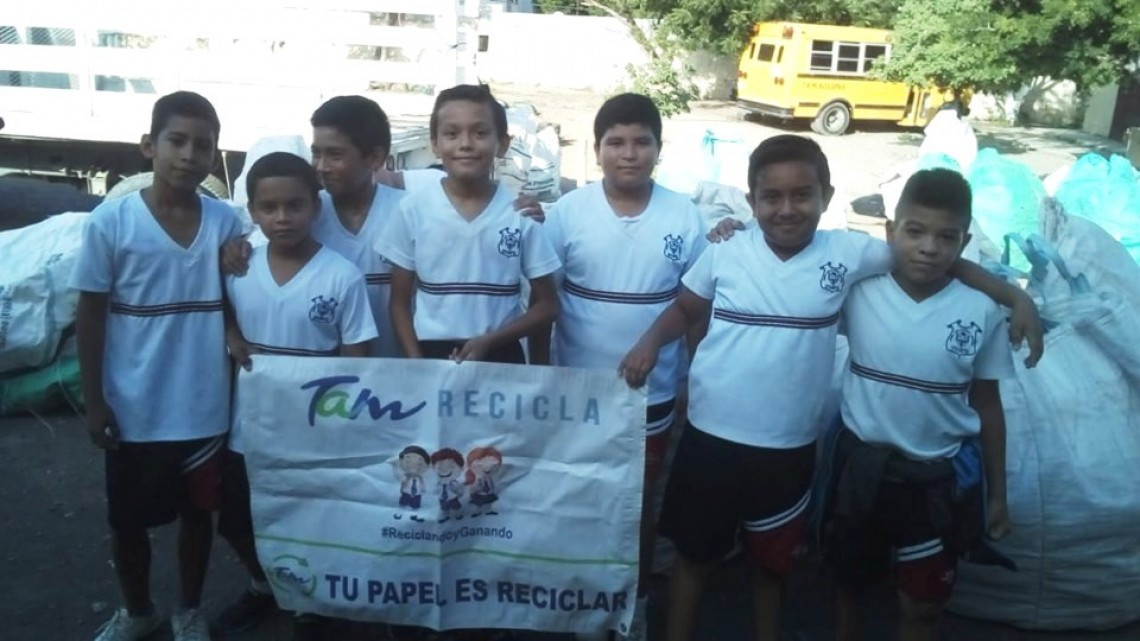 Obtienen escuelas participantes en TAM Recicla recursos adicionales para infraestructura