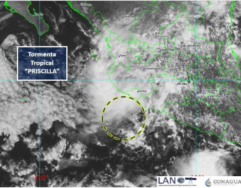 Se forma la Tormenta Tropical Priscilla