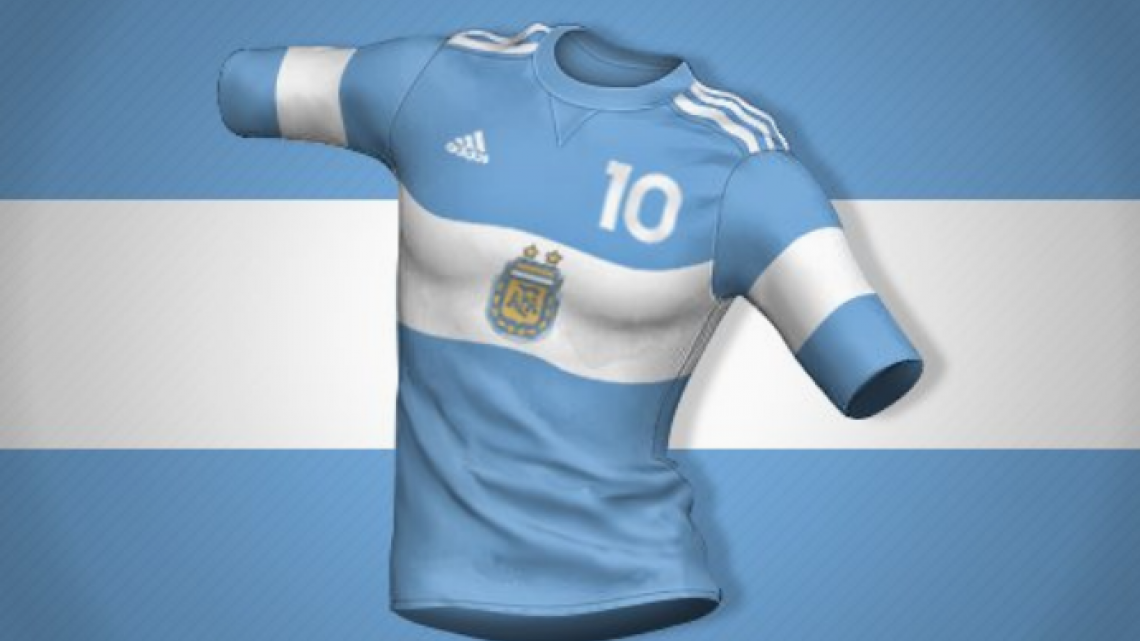 Así serían las camisetas de fútbol de cada país