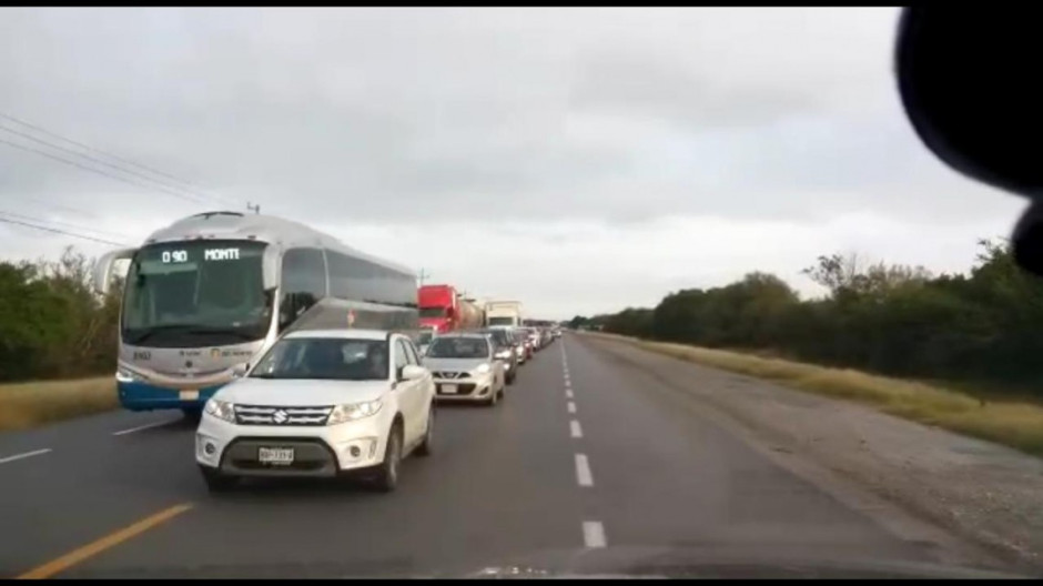 Se acabaron las vacaciones y se registran filas vehiculares de hasta 20 Km