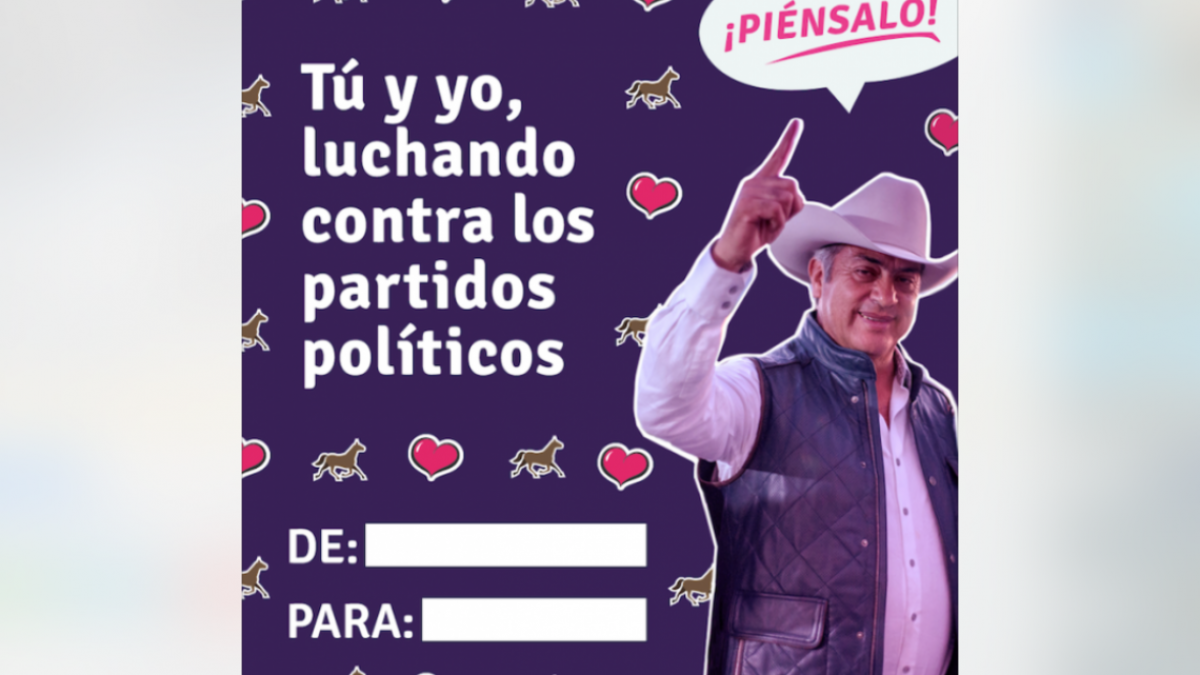 “El Bronco” se luce con tarjetas personalizadas para San Valentín