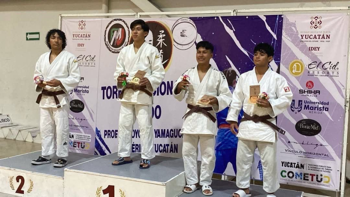 Destacan judocas tamaulipecos en Campeonato Nacional celebrado en Mérida, Yucatán