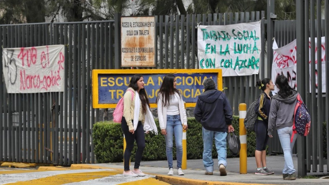 UNAM en paro, estudiantes exigen seguridad y erradicar porros