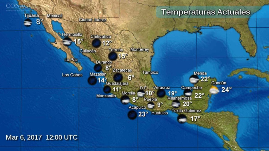 Prevalece el pronóstico de lluvia en gran parte del país