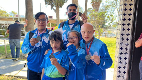 Obtiene Tamaulipas 26 medallas en Juegos Deportivos Nacionales para Atletas con Discapacidad Intelectual 