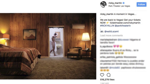 La sensual foto de Ricky Martin completamente desnudo