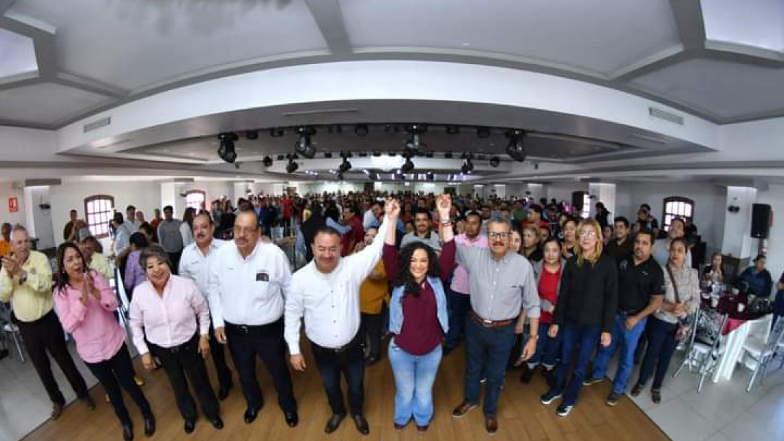 Se reúne Olga Sosa candidata de Morena al Senado, con la clase obrera de Matamoros