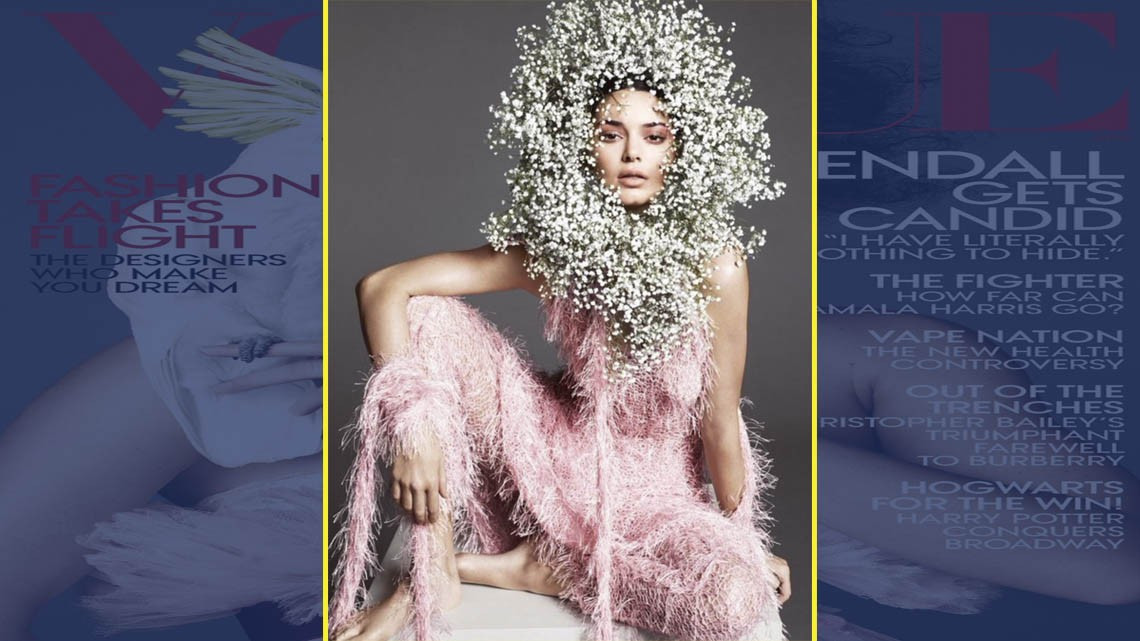 Kendall Jenner posa para Vogue