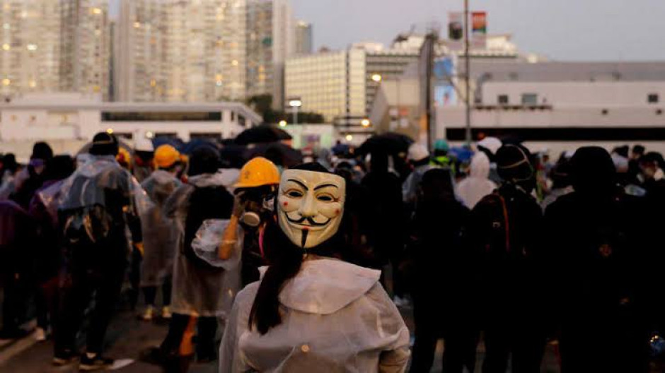 Justicia de Hong Kong determinó que la prohibición de máscaras es anticonstitucional