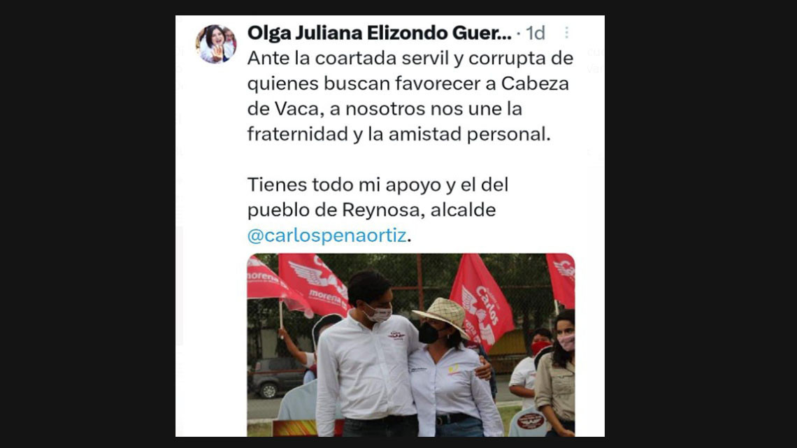 Ante orden de aprehensión, morenistas dan muestras de apoyo a Carlos Peña