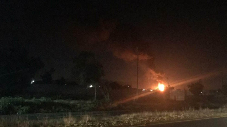 Incendio en ducto de PEMEX en Hidalgo
