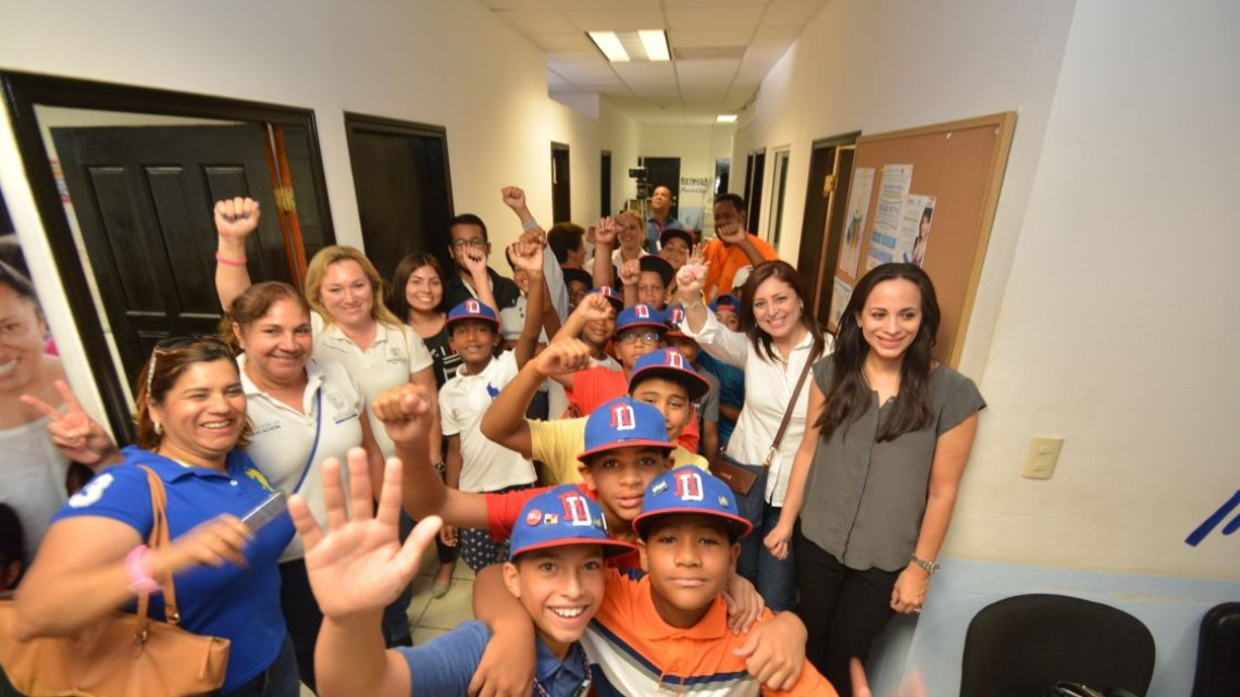 Selección de Béisbol Infantil de la Rep. Dominicana visita Presidencia