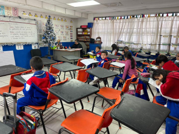 Registran escuelas un 50% de asistencia tras bajas temperaturas