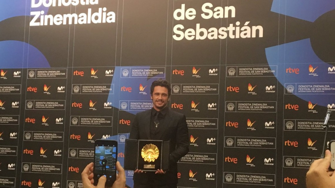James Franco se lleva la 'Concha de Oro'